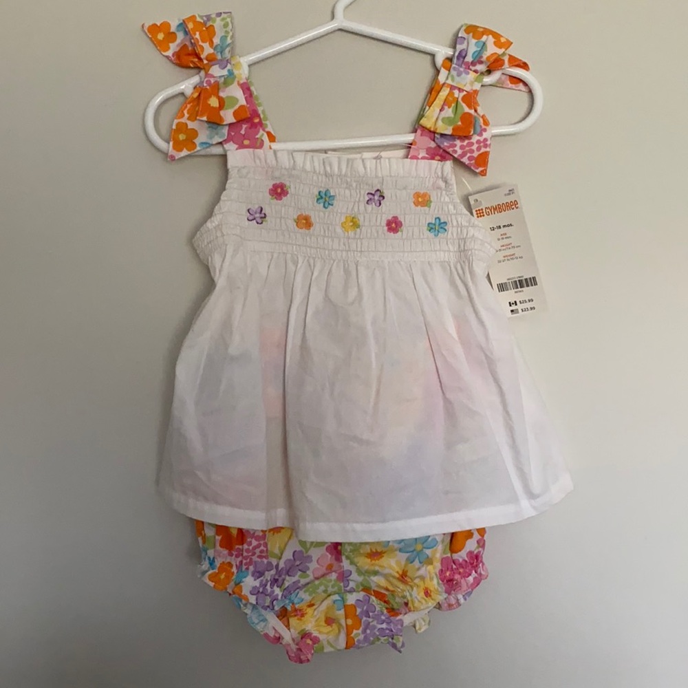 Shorts and tank baby girl outfit